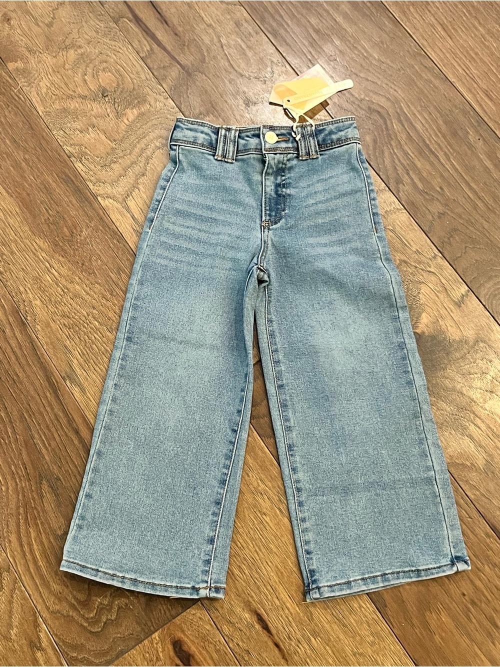 Jessica Simpson Light Blue Wide-Leg High-Rise Jeans for Girls Size 5